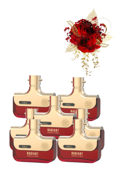 Prive 7 Pieces Radiant Vanilla Red Perfume 100ML