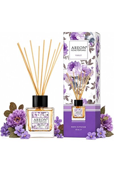 Areon Home Perfume Reed Diffuser 50 ml10 Rattan Reeds - Violet