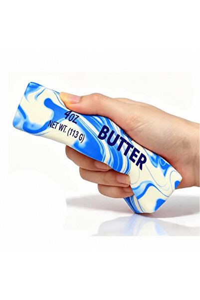 Genel Markalar Butter Squishy 4oz Tereyağı Görünümlü Esnek Sıkılabilir Stres ...