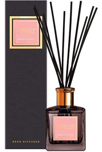 Areon Home Perfume Reed Diffuser 150 mlPremium 10 Rattan Reeds - Peony Blossom