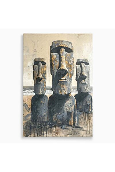 Luxcanva Tablou Canvas Misterele Insulei Pastelui 40x60 cm pe Sasiu Lemn Mist...