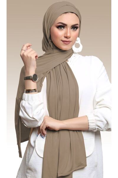 4seasons scarf Gel Pure 2-Piece Veil Brown