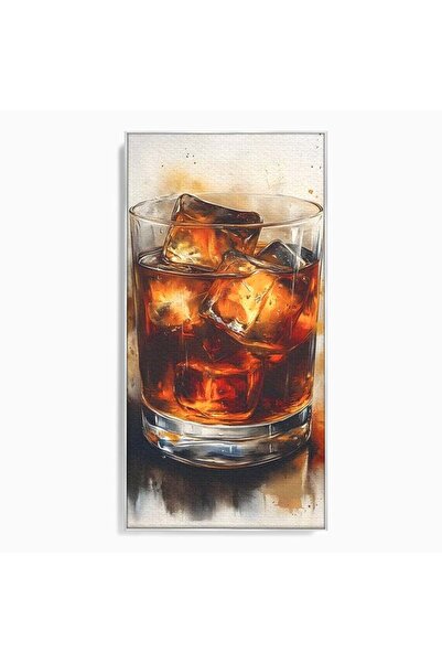 Luxcanva Tablou Canvas Sclipiri Nocturne 70x140 cm cu Rama Argintiu Sclipiri ...