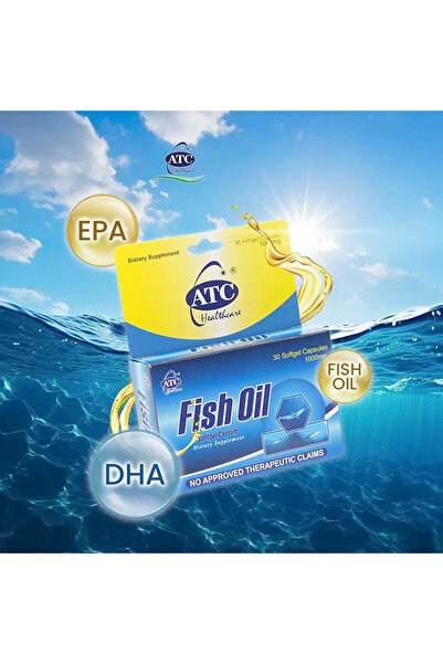 ATC Fish Oil 1000 mg Softgel Capsules – 30 Softgels