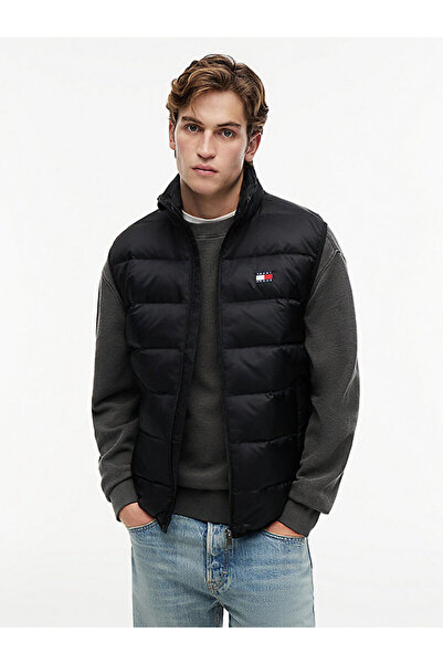 Tommy Hilfiger Men's Brand Logo Black Vest Suitable for Daily Use