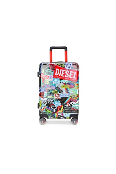 Diesel ÇOK RENKLİ UNISEX PC PRINTED TROLLEY - STICKERS KÜÇÜK VALİZ