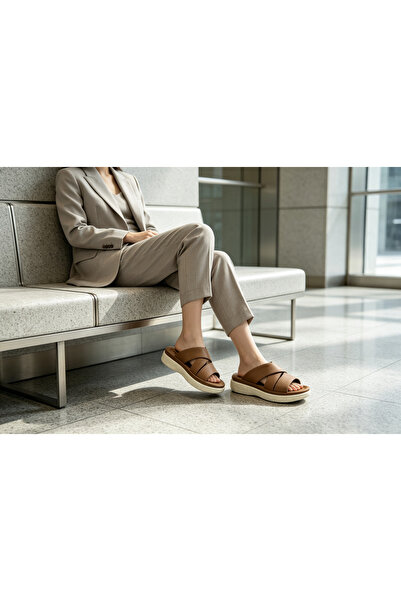 Huanhuan Shoe Men's and women's summer cool sandals cross strap platform slip...