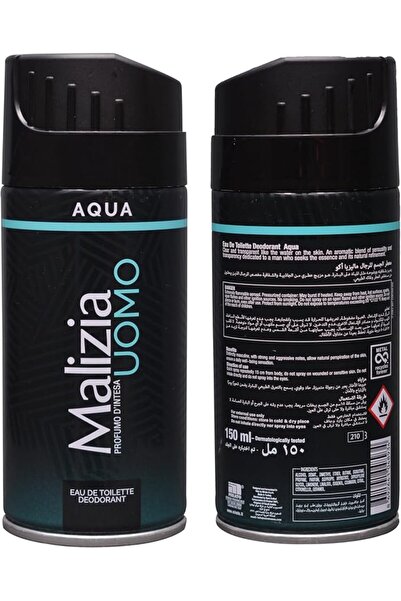Malizia Uomo Aqua Body Mist 150 ml