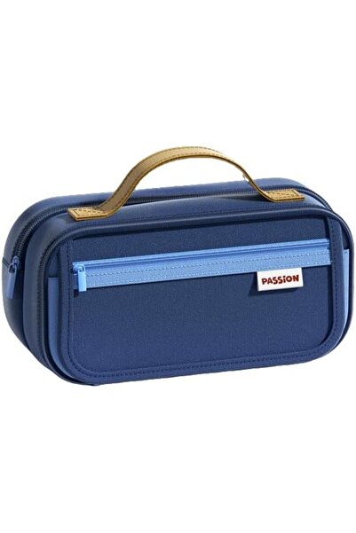 SICHER Pencil Case Blue - Large Capacity Pen Pouch with 9-Layer, Simple Pen C...
