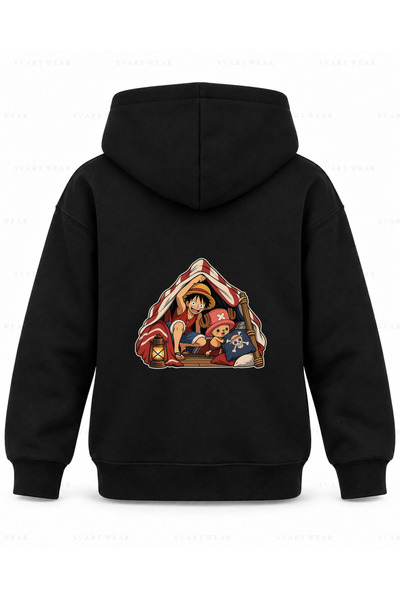 SVART WEAR Jednodijelni jastučić, kraljevski otisak, crna dječja majica sa ka...