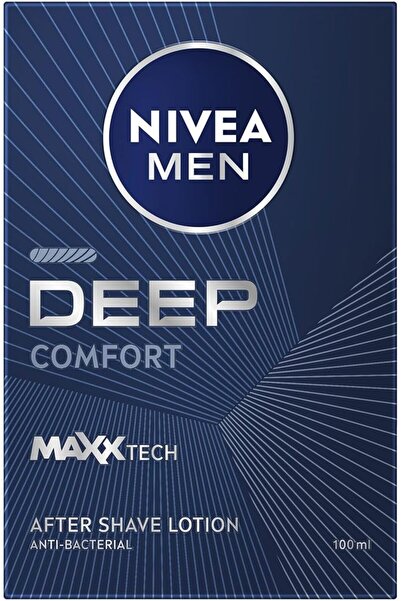 Nivea Body NIVEA MEN After Shave Lotion, DEEP Antibacterial Black Carbon Wood...