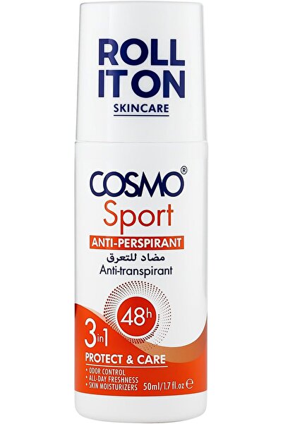 CD Cosmo Designs Cosmo Sport Anti-Perspirant Roll It On 50ml, 3 in 1 Protect ...