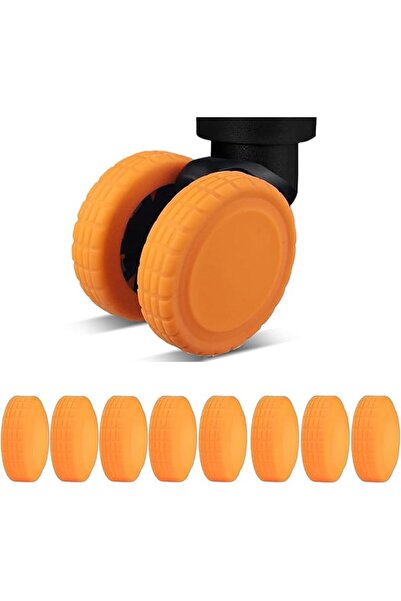 GENERAL Coraltree 8Pcs Luggage Wheel Covers – Silicone Protectors for 2-2.4" ...