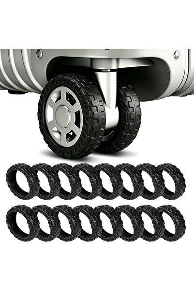 vivinin 16 PCS Luggage Wheel Covers, Wear-Resistant & Anti-Noise Luggage Whee...