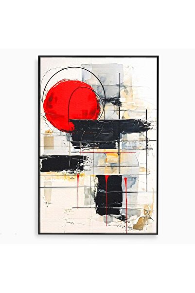 Luxcanva Tablou Canvas Cercul Vietii 70x100 cm cu Rama Negru Cercul Vietii En...