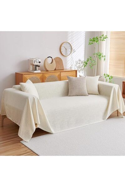 GENERAL Sofa Blanket Cover,Solid Color Sofa Throws Large 1 2 3 4 Seater Sofa ...