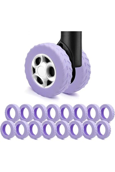 GENERAL UMUST 16Pcs Luggage Wheel Covers,Silicone Cover for 2-2.4'' Suitcase ...