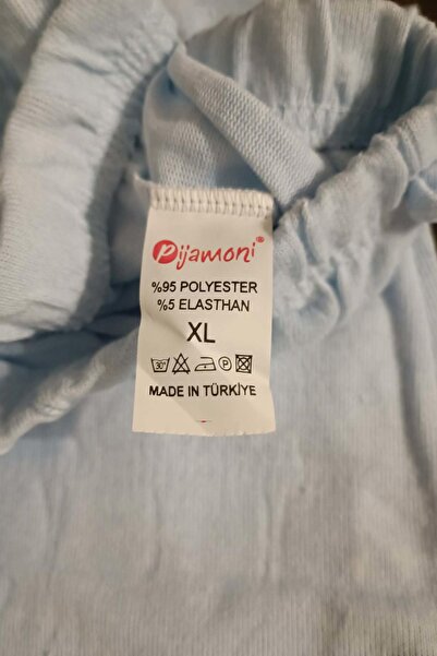 Pijamoni Set pijamale de iarnă Selanik cu mânecă lungă și gât turnat pentru femei 1155-3 - 1 bucată