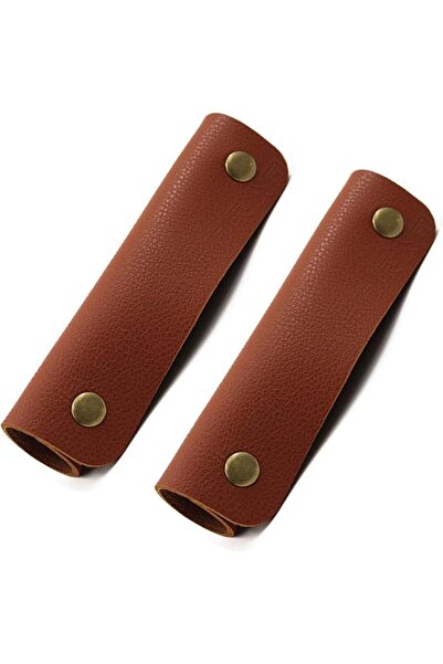 GENERAL 2Pcs Soft Luggage Handle Wrap PU Leather Handbag Handle Covers Comfor...