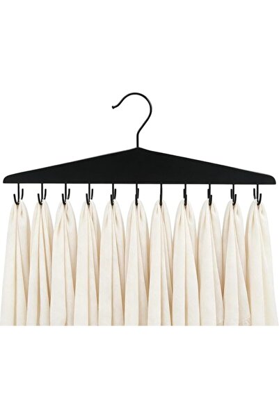 Generic Belt Hanger for Closet Portable Wooden Non-Slip Tie Rack with 22 Hooks