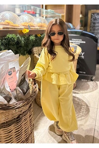 bohemiankids baby wear Barbie 2 İplik Şardonlu Takım