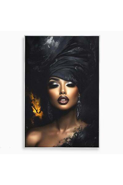 Luxcanva Tablou Canvas Magia Intunericului 40x60 cm cu Rama Argintiu Magia In...