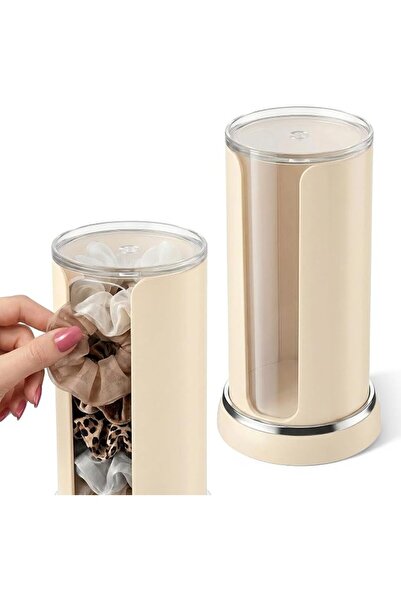 GENERAL Cotton Round Holder & Hair Accessories Organizer, Portable Double Bar...