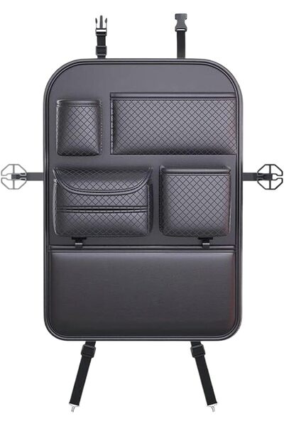GENERAL Car Backseat Organizer, Car Seat Back Organizer with Tissue Box - Spa...
