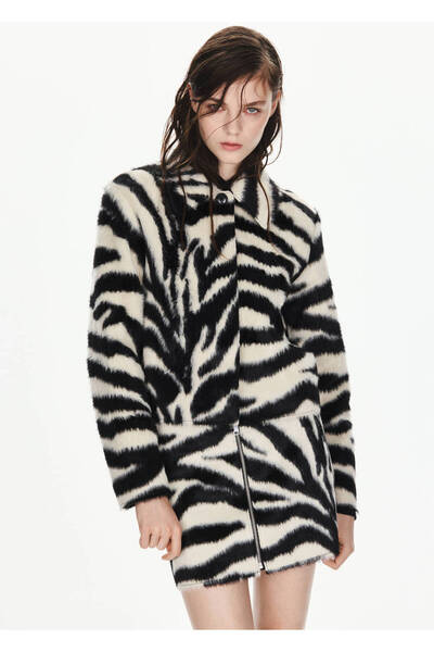 MANGO Woman JACKET ZEBRA