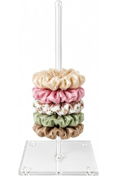 GENERAL Acrylic Scrunchies Stand Acrylic Scrunchies Display Acrylic Scrunchie...