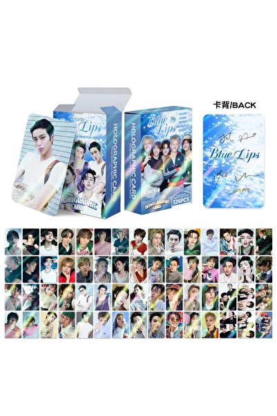 Kpop Dünyasi CORTIS '' Blue Lips '' Çift Yön Baskılı Hologramlı Lomo Card Seti (60 Pcs)