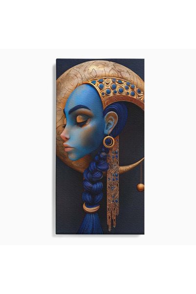 Luxcanva Tablou Canvas Femeia Cosmica 60x120 cm pe Sasiu Lemn Femeia Cosmica ...