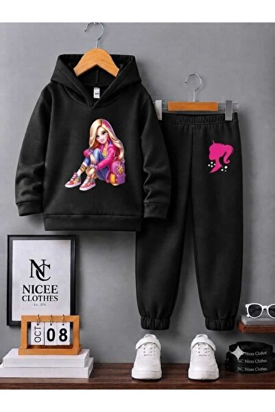 Leto Lykia SET TRENING COPII UNISEX (IMPRIMEU DE IARNĂ CU FETIȚĂ CU PĂRUL BLOND)