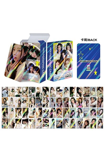 Kpop Dünyasi ILLIT '' Mamihlapinatapai '' Çift Yön Baskılı Hologramlı Lomo Card Seti (60 Pcs)