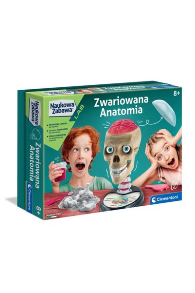 CLEMENTONI Set distractiv de știință Anatomie nebună Limba poloneză 50697