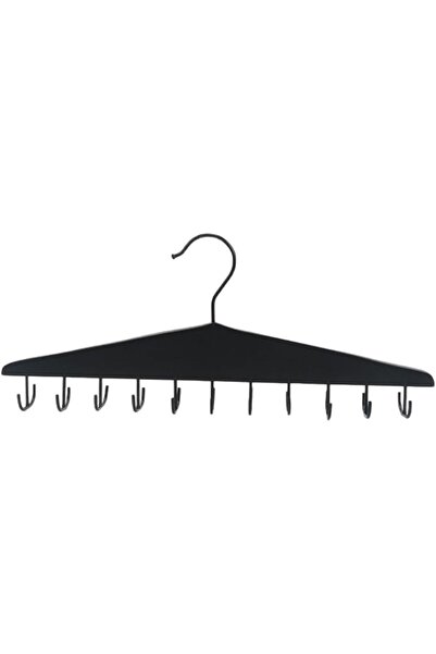Generic Wooden Tie Hanger 22 Hook Wooden Non-Slip Tie Rack Storage