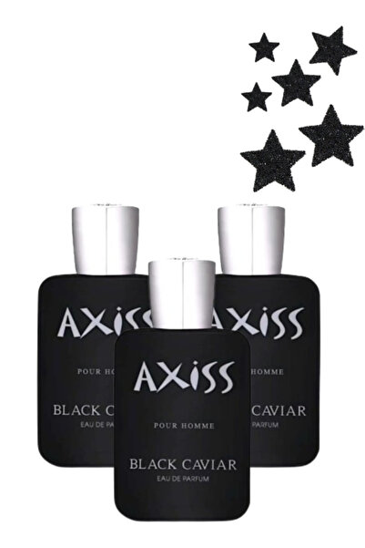 trı 3 Pieces Axiss Pour Homme Black Caviar Perfume 100ML