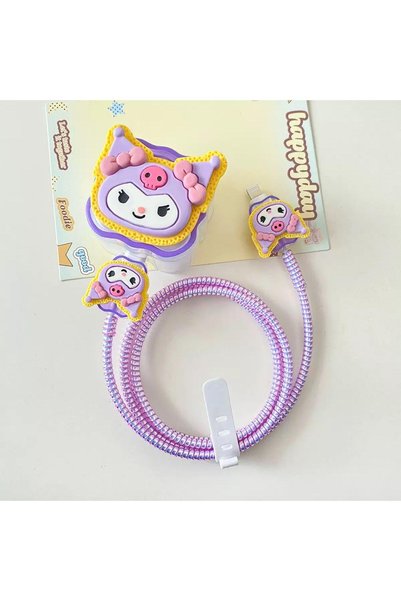 BCNCASE iPhone 18W/20W/25W Uyumlu Şarj aleti Koruyucu Kılıf Şarj Kablosu Kabl...