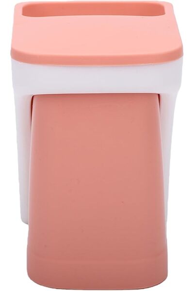 Annadue Magnetic Toothbrush Holder Wall Mount Cup Set for Bathroom (Pink)