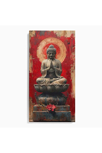 Luxcanva Tablou Canvas Esenta Zen 70x140 cm pe Sasiu Lemn Buddha Zen Meditatie