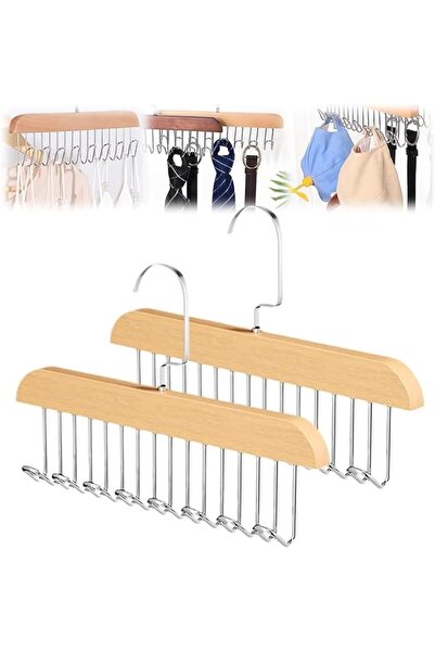 iekufes Tie Rack Hanger for Men, Non-Slip Belt Hanger, Bra Hangers for Closet...