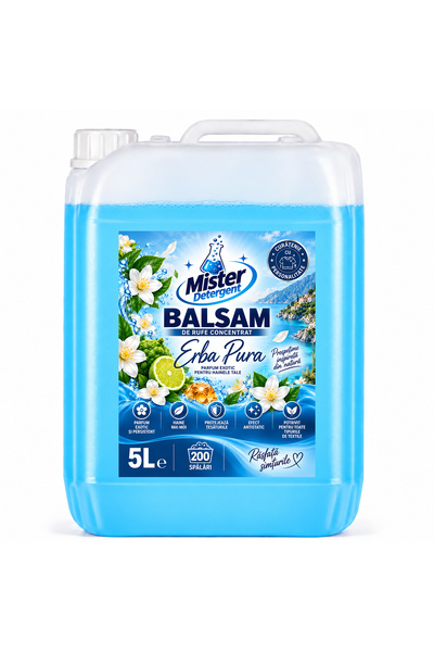Mister Detergent Balsam de Rufe Concentrat Erba Pura Touch, 5L