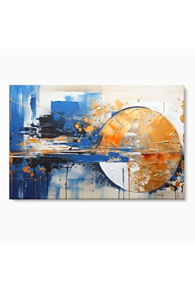 Luxcanva Tablou Canvas Eclipsa de Aur 150x100 cm pe Sasiu Lemn Eclipsa de Aur...