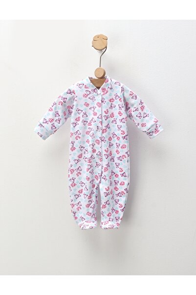 MiniKids Ολόσωμη φόρμα με μποτάκια από την BBY με αρκουδάκια σε σχήμα καρδιάς