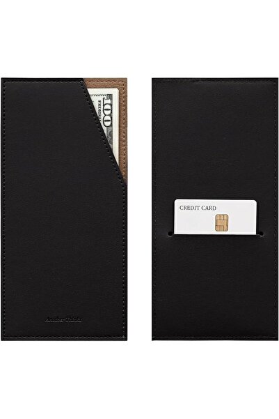 carrotez PU Leather Cash Wallet: Reusable Cash Envelope, Stylish Budget Walle...