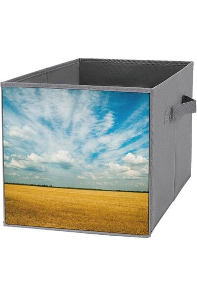 GENERAL Surwin Foldable Storage Boxes, 3D Landscape Pattern Cabinet Organiser...