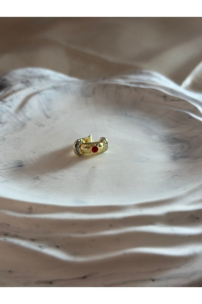 Earcuff Çelik renkli küpe