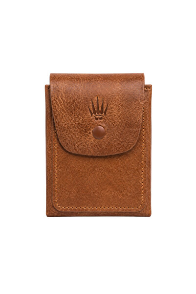 WATCHOFROYAL Ryonfold Crazy Yellow Genuine Leather Card Holder Wallet