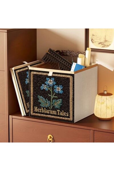 FanSu Fabric Storage Box, Kitchen Drawer Organiser, Foldable Wardrobe Organis...