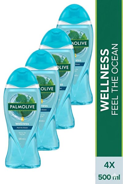 Palmolive Wellness Feel The Ocean 500 ml Duş Jeli 4'lü Set